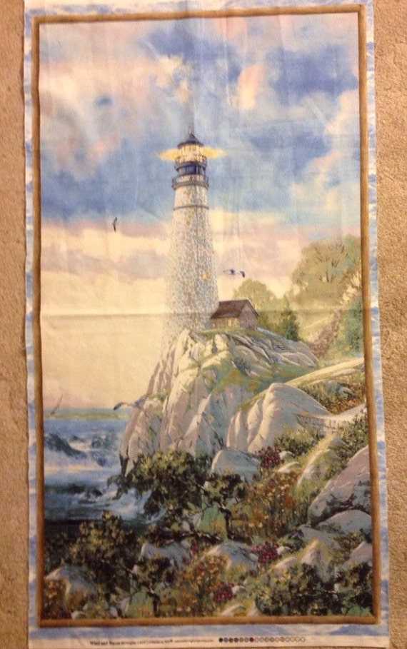 Lighthouse fabric panel