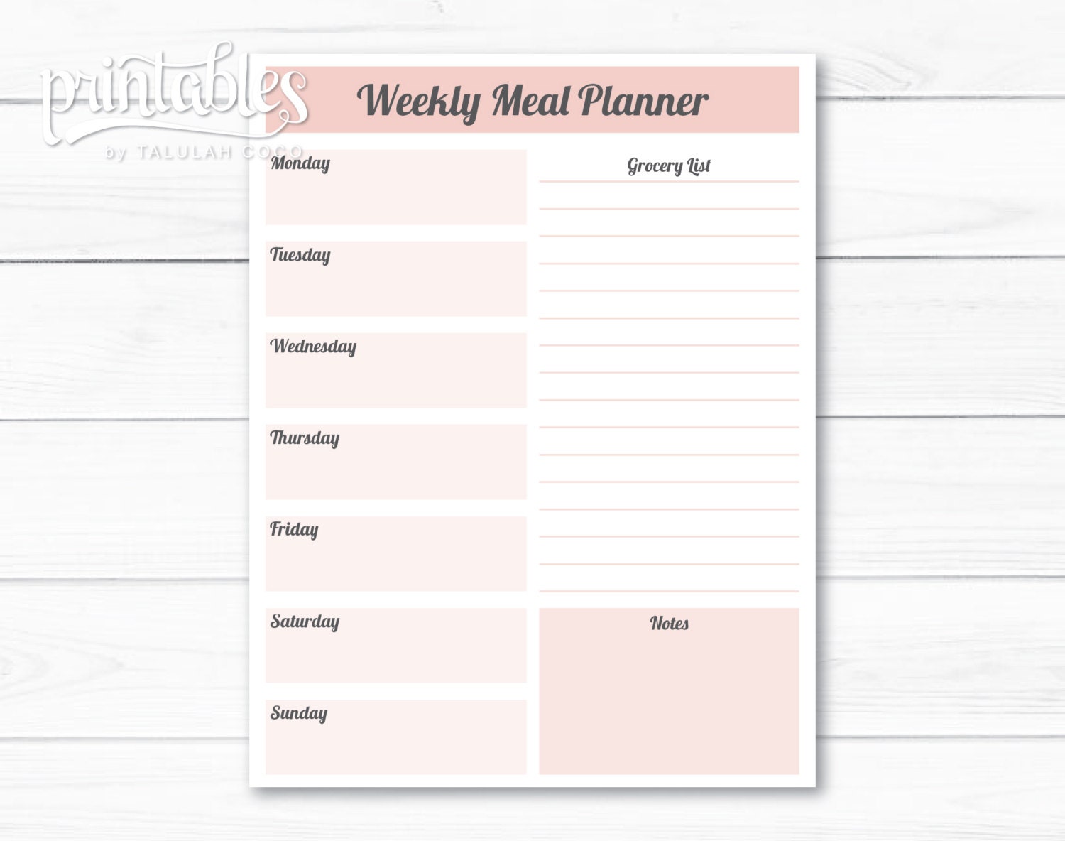 editable grocery list