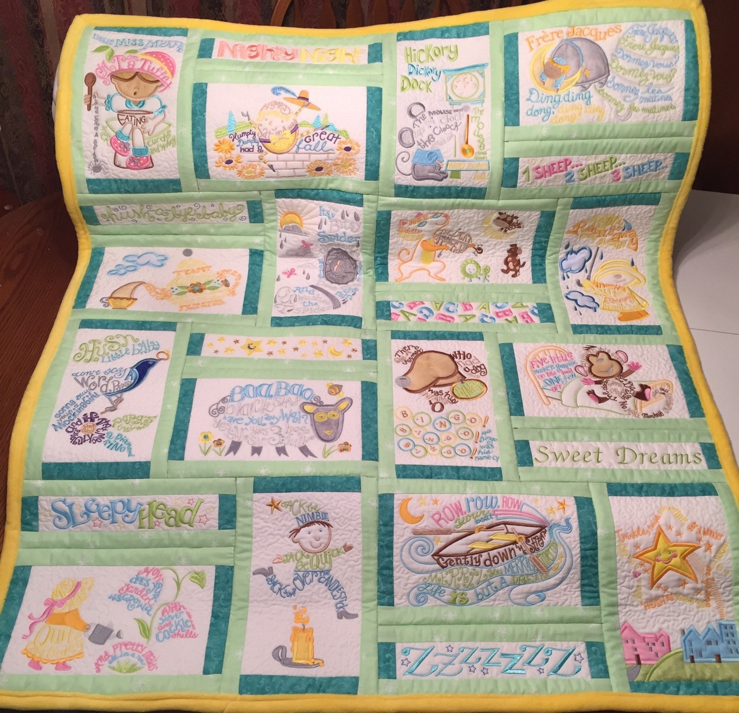 nursery rhyme quilt