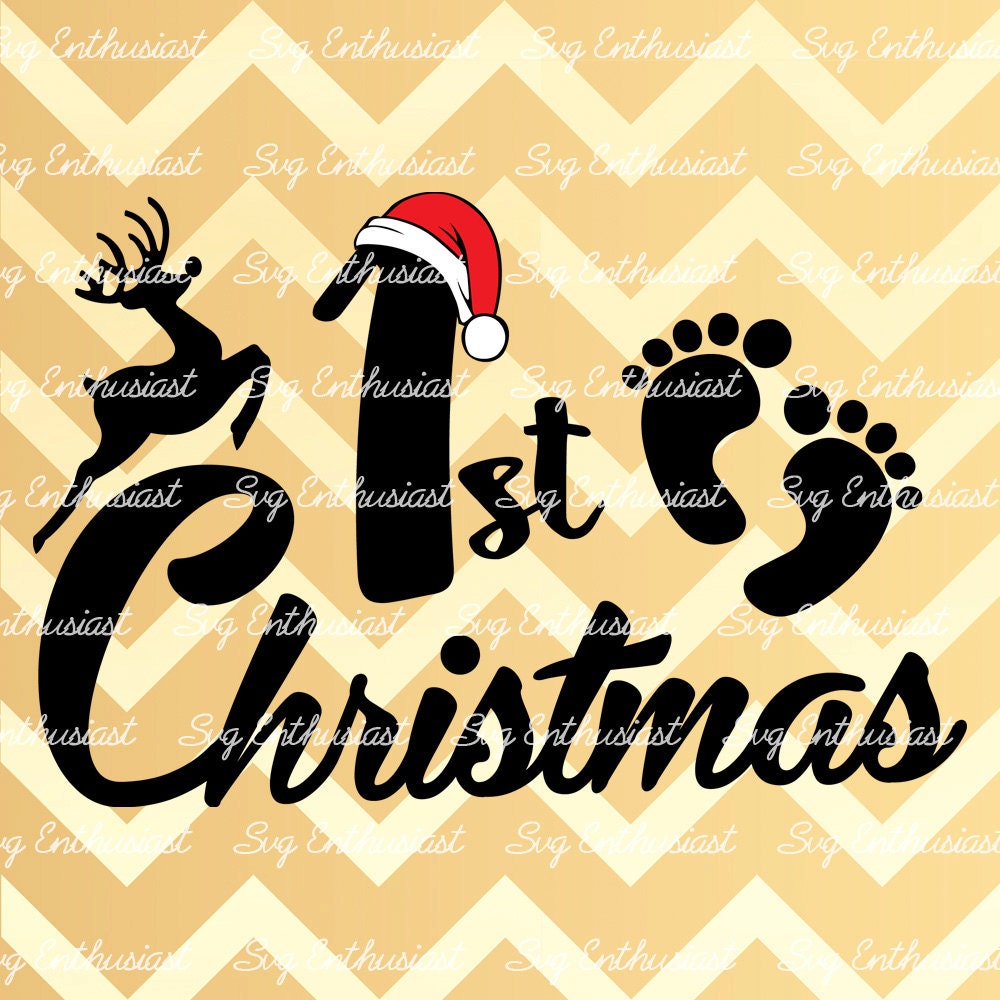 Download My First Christmas SVG Christmas tree Svg My 1st Christmas