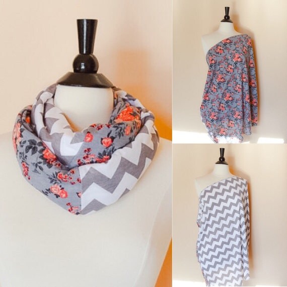Nursing cover nursing scarf nursing cover scarf by KayBellaChic