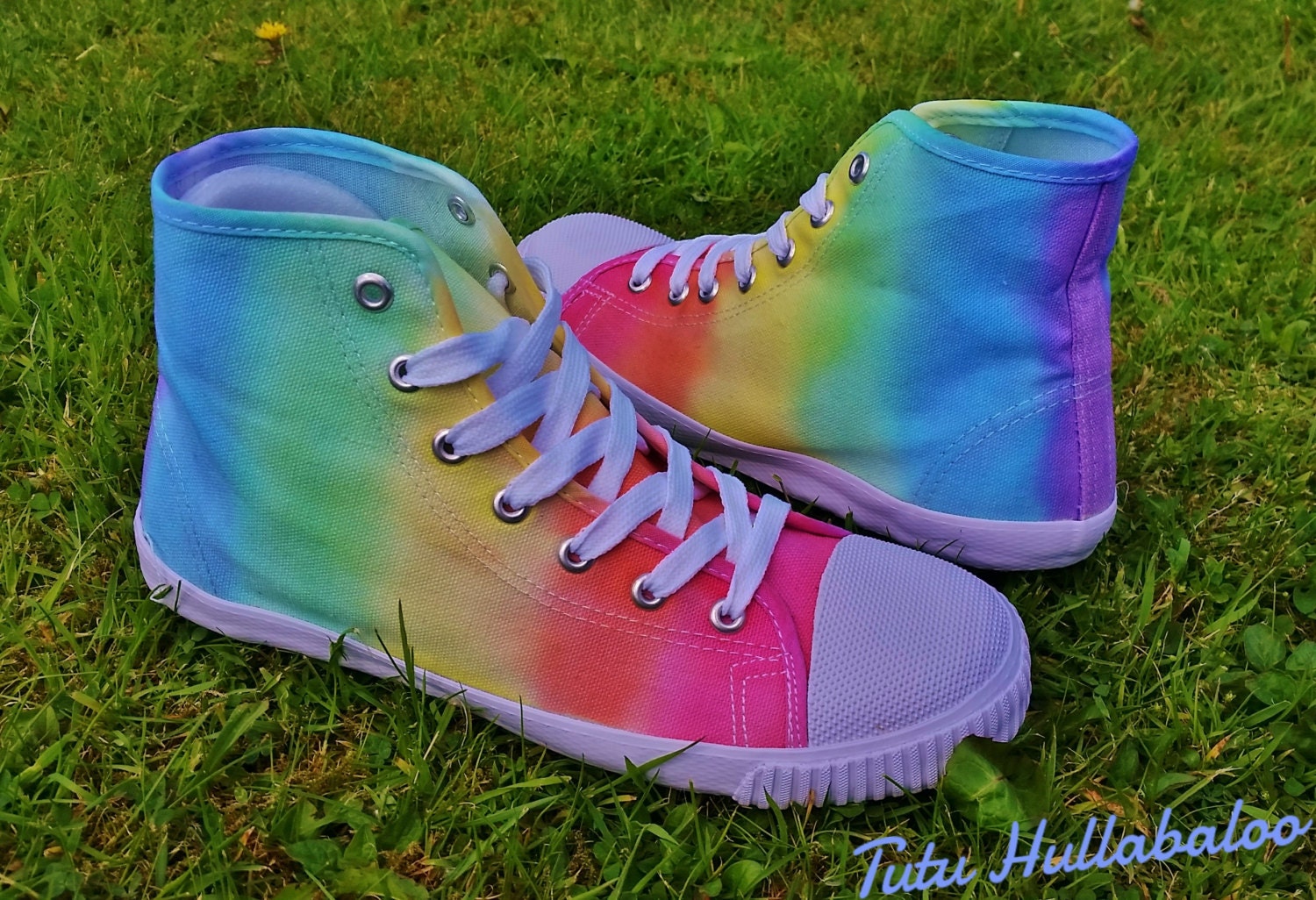 gay pride rainbow shoes