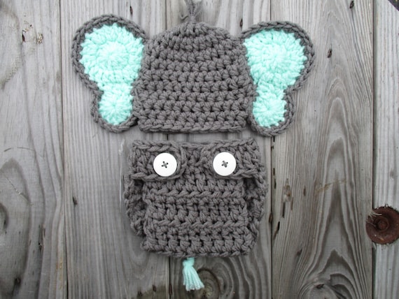 Crochet Elephant Outfit Elephant Costume Baby Elephant Set