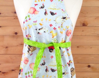 Apron kitchen for children from 2 to 8 years. Theme closes. Unisex. Reversible. Available for immediate delivery!