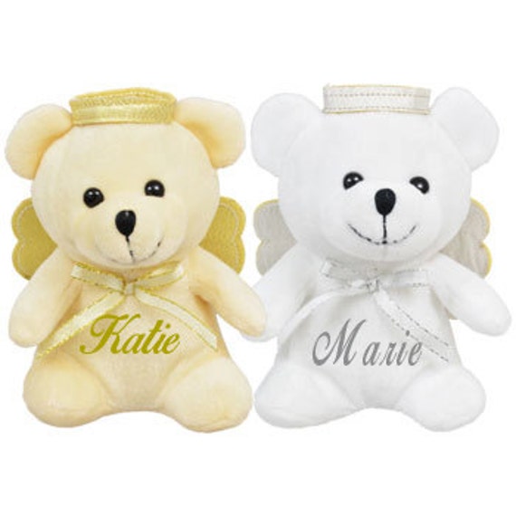 personalised angel bear