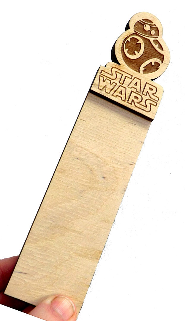 Star Wars bookmark Wooden Bookmark Wood Bookmark Star Wars