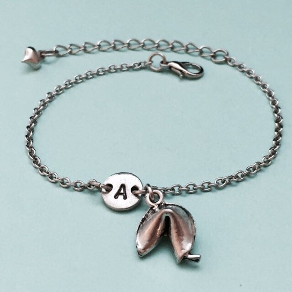 Fortune cookie charm bracelet fortune cookie charm