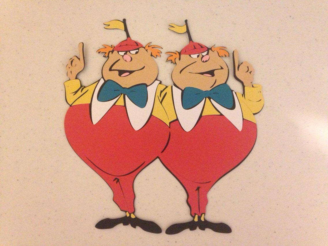 tweedle dee and tweedle dum figures