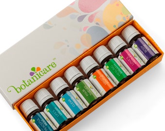 Aromatherapy Essential Oil Blends Gift Set Includes 8 100% Pure Therapeutic Grade 10ml/.33oz bottles with pipette (dropper)