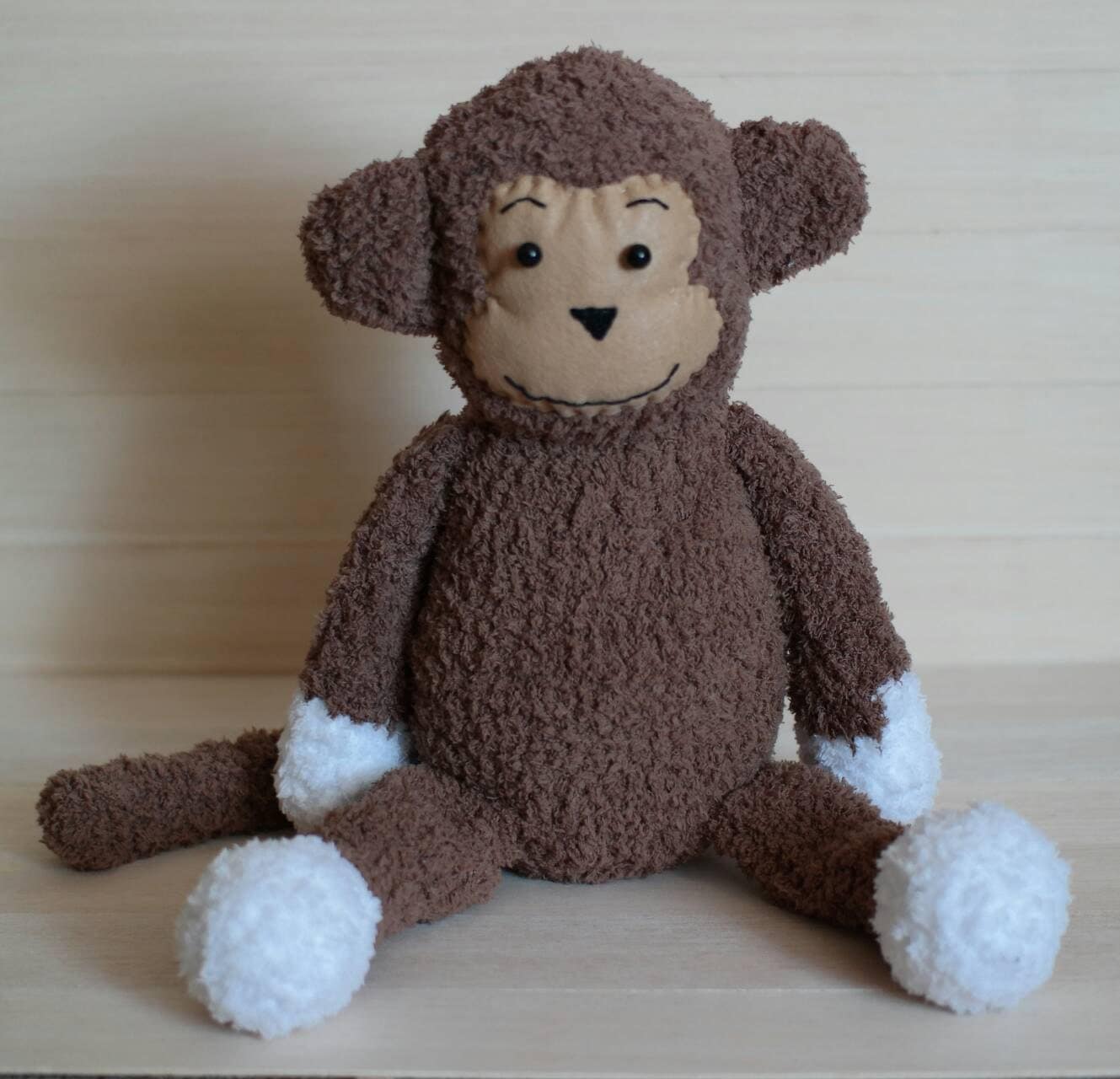 crochet monkey toy