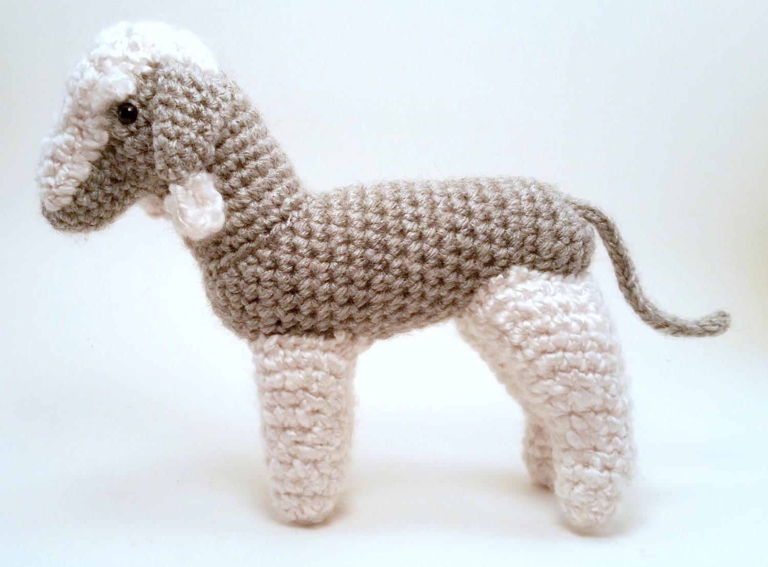 Bedlington Terrier Crocheted Dog