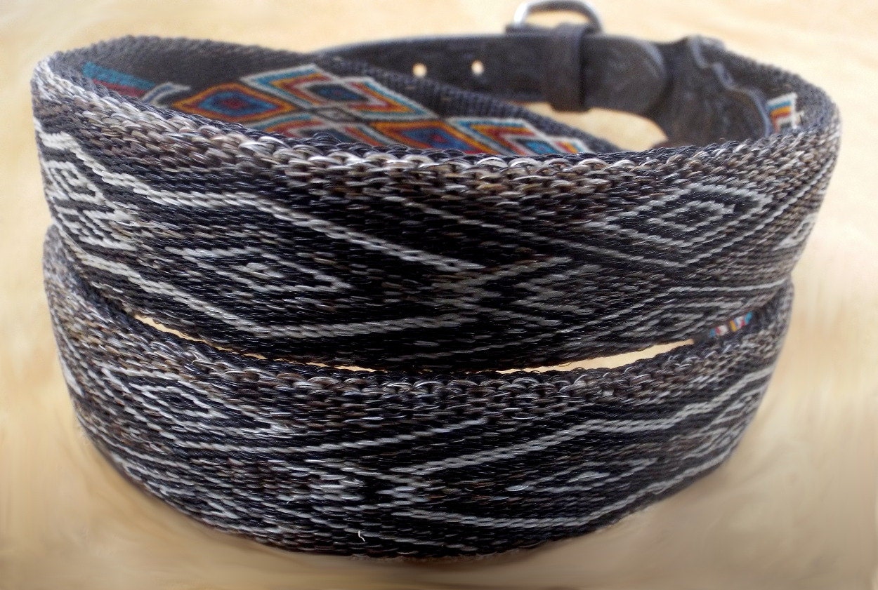 Hitched horsehair belt / horsehair belt / western belt