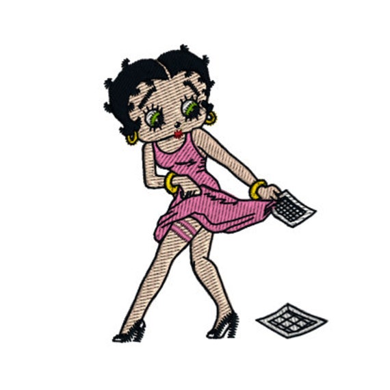 Betty Boop 20 Machine Embroidery Design By Stitcherycomplete 5999