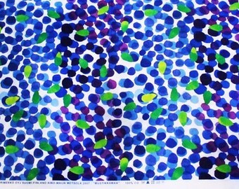 Marimekko fabric, Mustikkamaa by Aino-Maija Metsola, 145x50cm