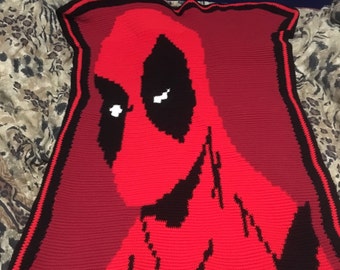 Courtney's Crafts: Deadpool Blanket