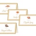 Beach Wedding Place Card Printable Template Seashell
