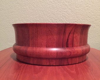 Vintage Modern Teak Salad Serving Bowl