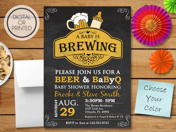 A Baby Is Brewing Baby Shower Invitations 5