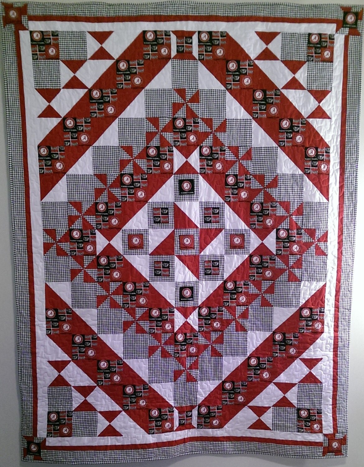 Alabama Crimson Tide Twin Quilt By MissBeaQuilt On Etsy