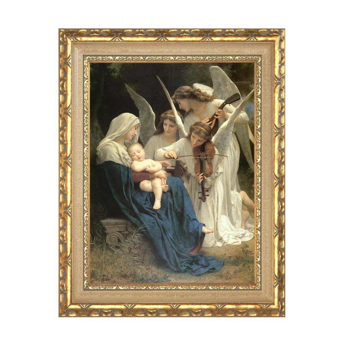 Song of the Angels William Bouguereau Framed Canvas Art Print