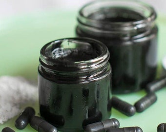 FACIAL MASK for Blackhead healing/Clay Mask/Mud Mask/ALL Natural/Detox Facial Mask with Activated Charcoal and Bentonite Clay
