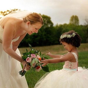 flower girl bracelet etsy
