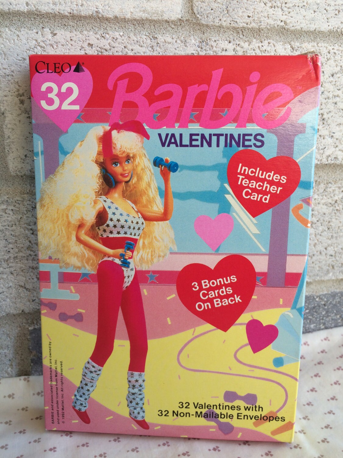 Vintage barbie Valentines, 1992 sealed Barbie Valentines, School