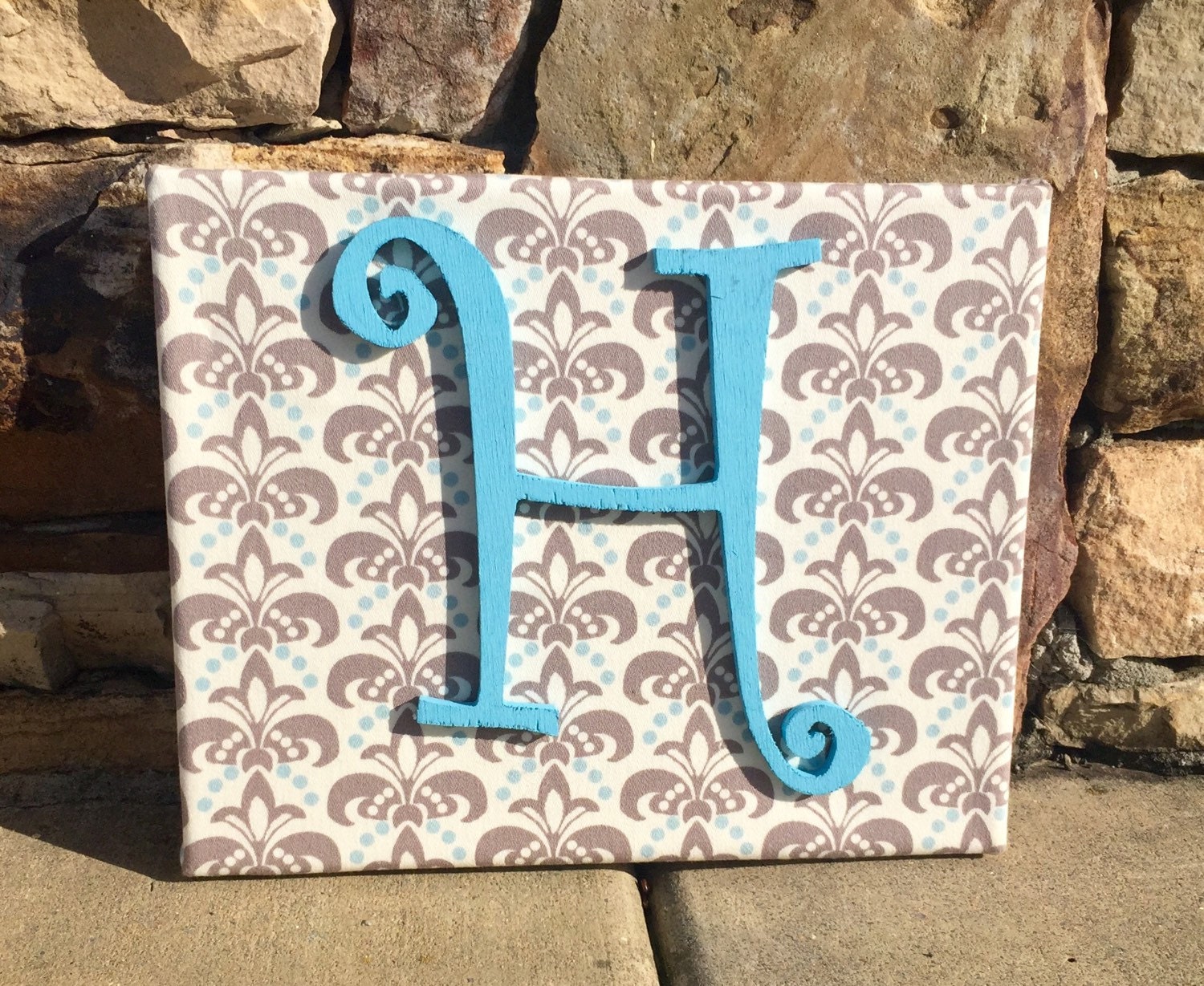 Fancy Initial wall decor