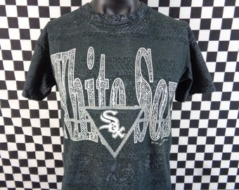 vintage white sox t shirt