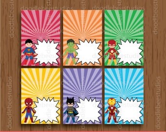 Superhero Food Tents, Superhero Food Cards, Printable Food Cards, Superhero Food Labels, Super Hero Party, Superhero Printables