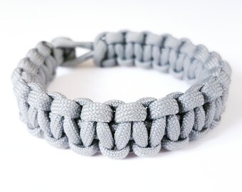 Custom Survival Paracord Bracelet - PGUK - Military - Rugged Mens Bracelet - Mad Max Inspired - 74 Colours - Unisex Bracelet - Outdoors