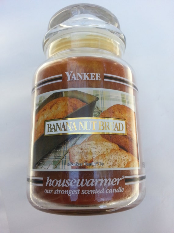 Yankee Candle Black Band Banana Nut Bread rare black band