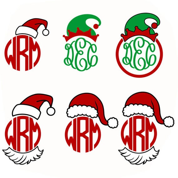 Download Santa Christmas Frame Designs SVG DXF EPS use with