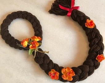 Elena of Avalor Costume Dress Up Hair Braid, Elena of Avalor Wig