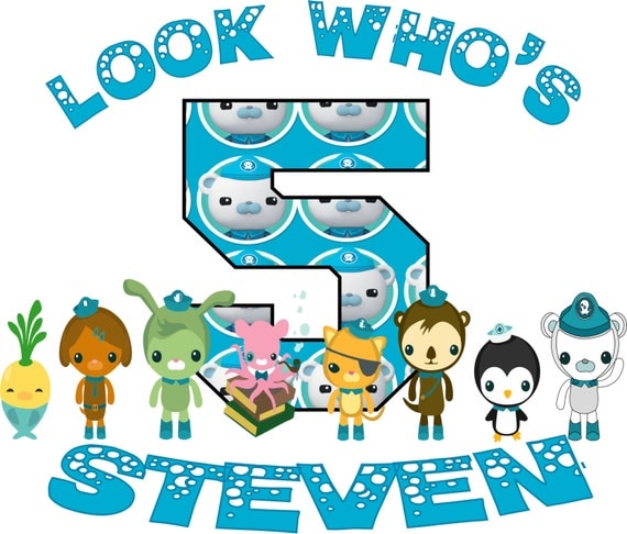 Personalized Octonauts T Shirt Octonauts Birthday T Shirt any