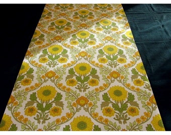 Vintage Wallpaper by the Metre 70s Retro Wallpaper - floral vintage papier peint