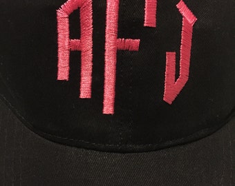 Monogrammed Baseball Cap