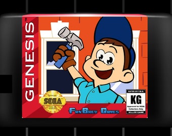 SPECIAL ORDER! "Fix It Felix" Sega Genesis Homebrew Wreck It Ralph Arcade Style!