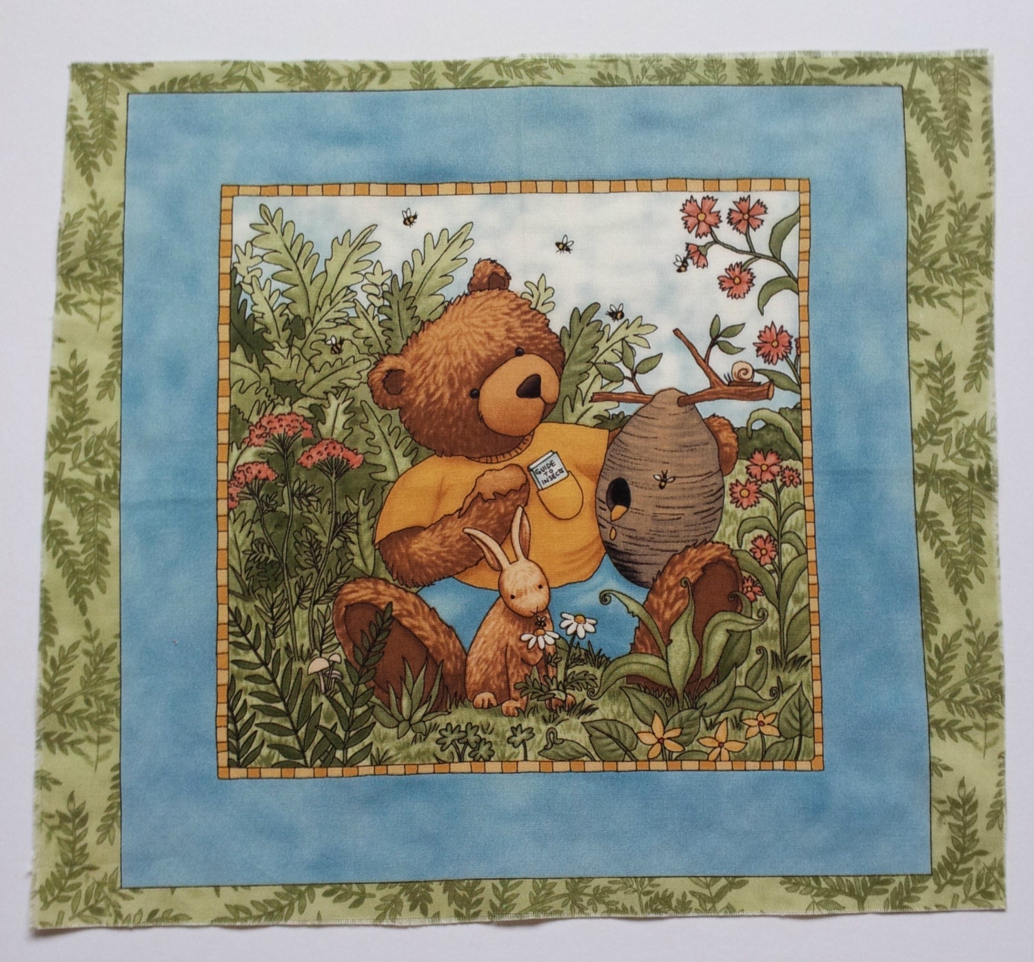 bear making fabric