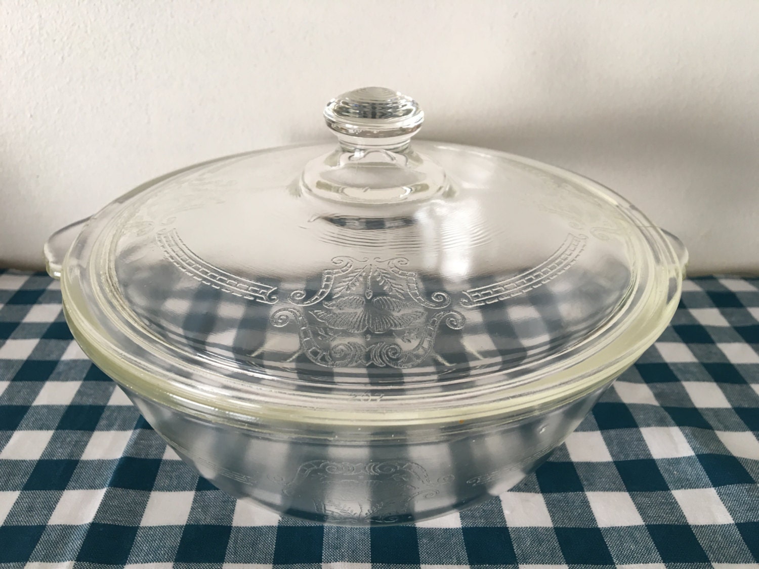 saleGlasbake 207 217 7 clear casserole dish with lid