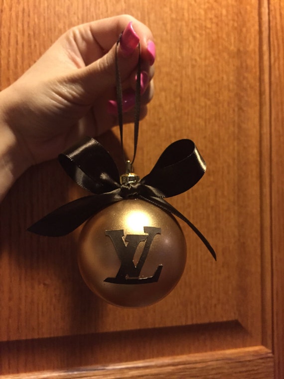 Louis Vuitton ornaments by jackiesjcrafts on Etsy