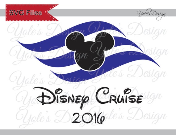 Disney Cruise SVG Logo Mickey Ears Costume Badge by YoleDesign