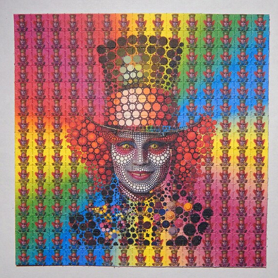lsd blotter art