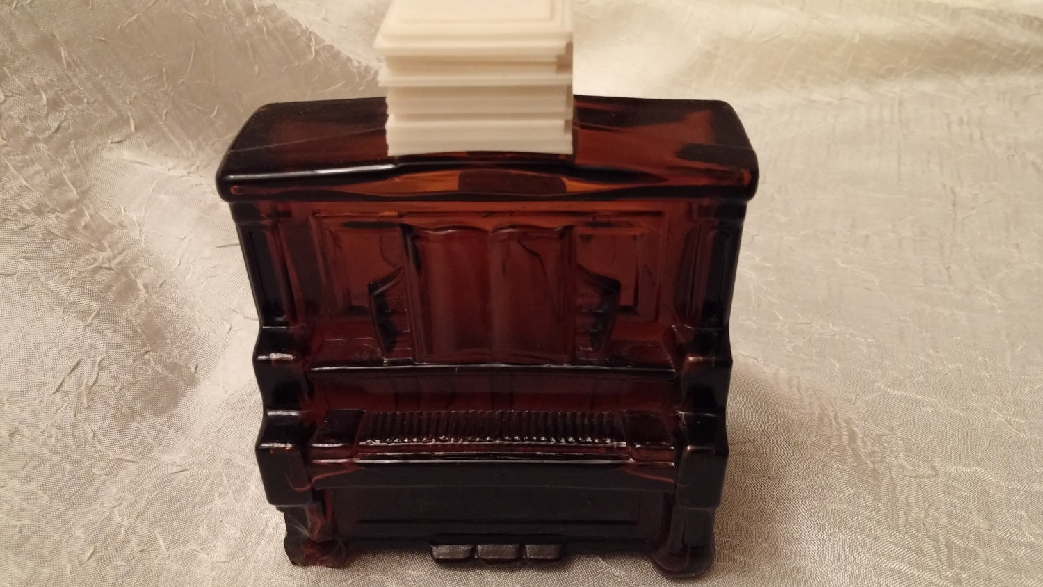 Avon Piano Decanter Tribute Cologne Bottle 1972