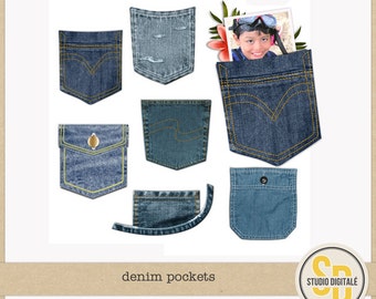 Digital Embellishments: Denim Pockets