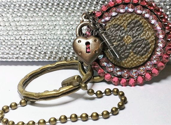 100% Authentic Upcycled Louis Vuitton & Swarovski Crystal