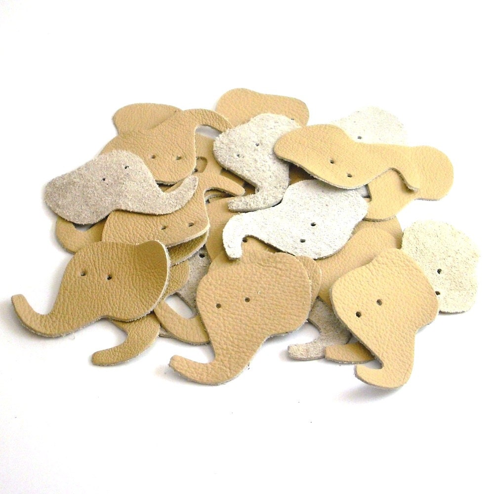 Crafts genuine leather applique for accessories decorations