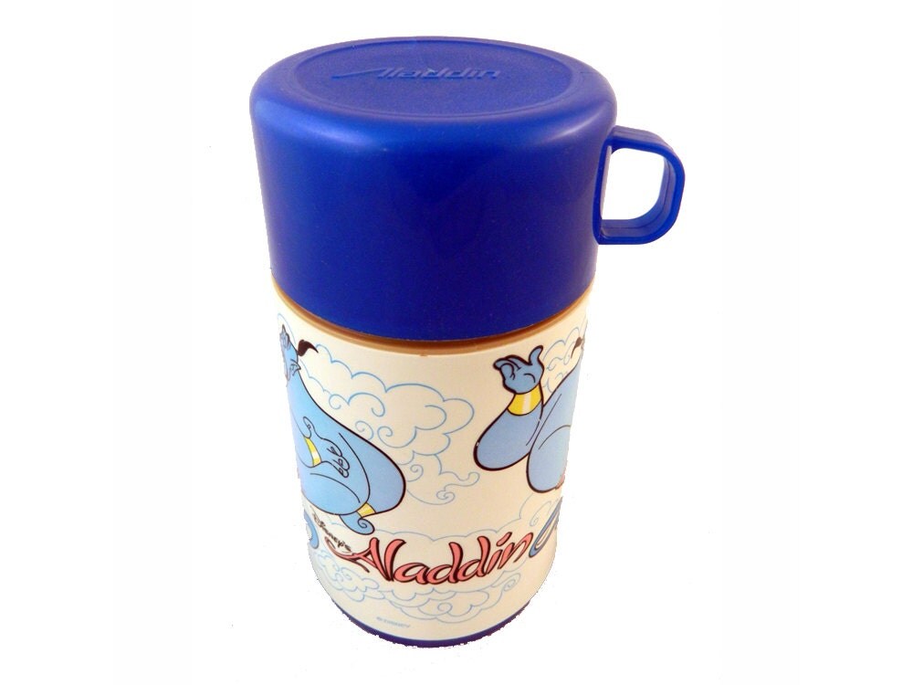 Disney's Aladdin Thermos Vintage Disneys Aladdin Thermos