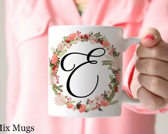 Monogram Coffee Mugs Personalized Coffee Mug Monogram Mug
