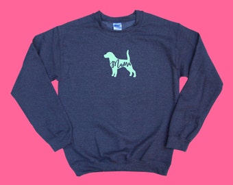 Beagle "MAMA", Crewneck Sweatshirt